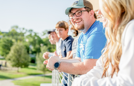 students smiling