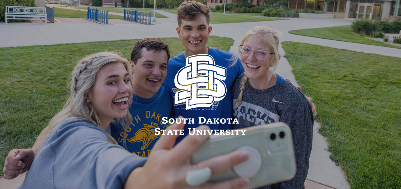 Students taking a photo at SDSU